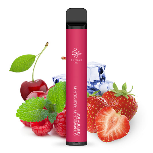 Elfbar 600 - Strawberry Raspberry Cherry Ice