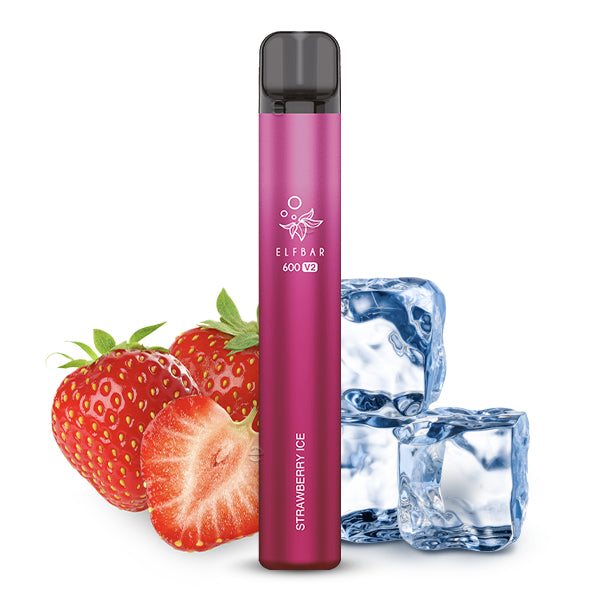 Elfbar 600 V2 - Strawberry Ice - AceVapes