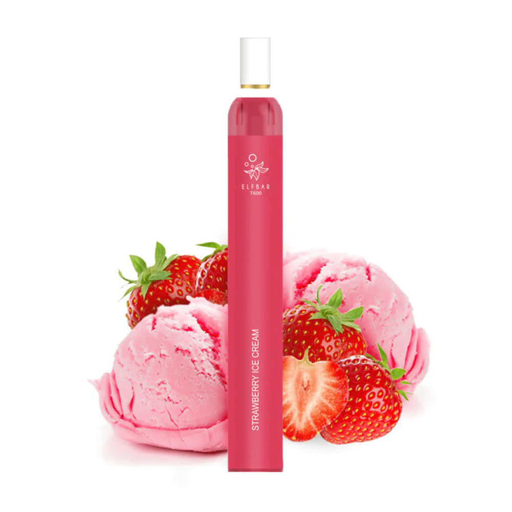 Elfbar T600 - Strawberry Ice Cream - AceVapes