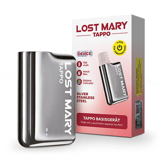 Elfbar Lost Mary Tappo Basisgerät - Silver Stainless Steel